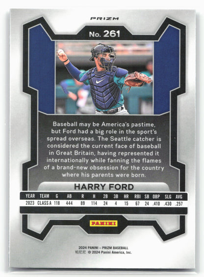 2024 Panini Prizm #261 Harry Ford Silver Prizms