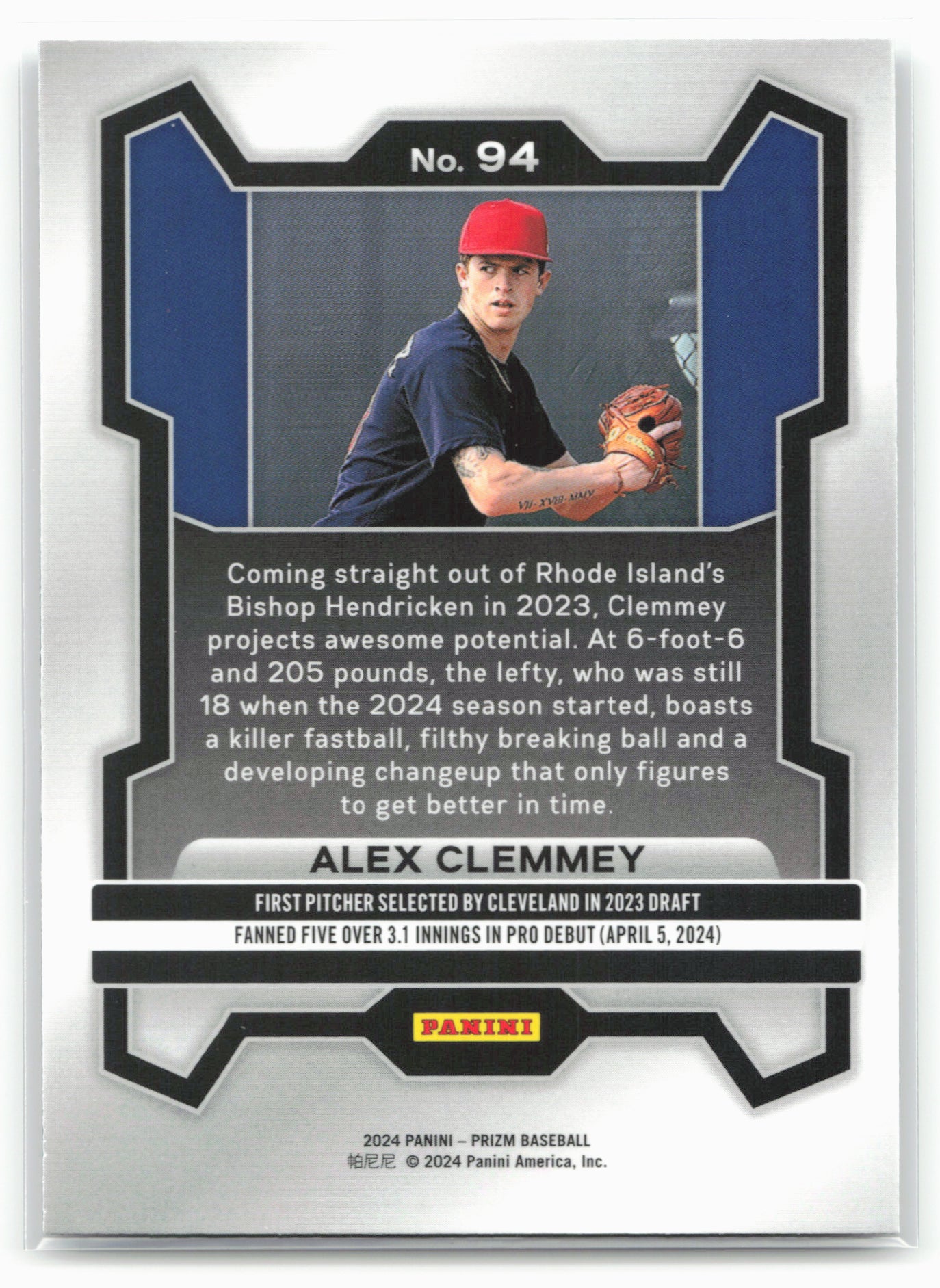 2024 Panini Prizm #94 Alex Clemmey