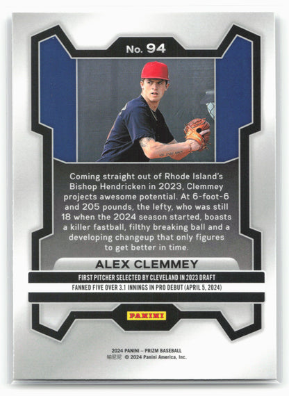 2024 Panini Prizm #94 Alex Clemmey