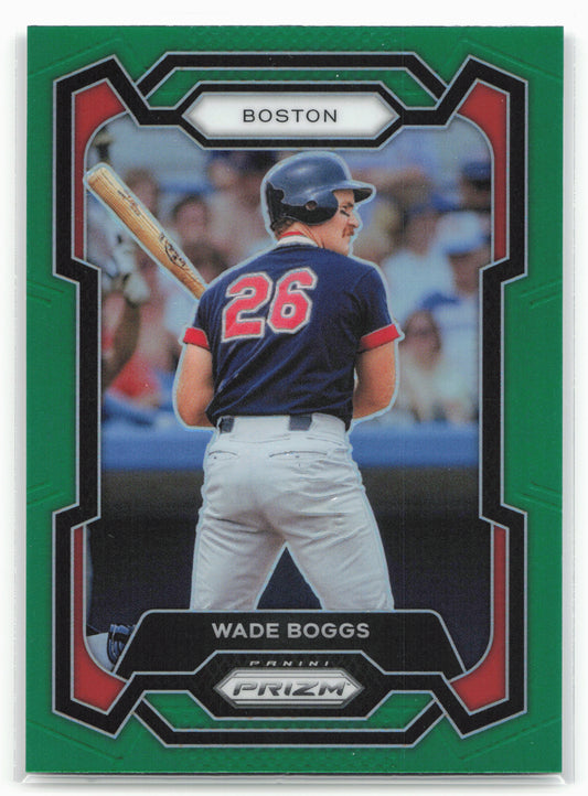 2024 Panini Prizm #12 Wade Boggs Green Prizms