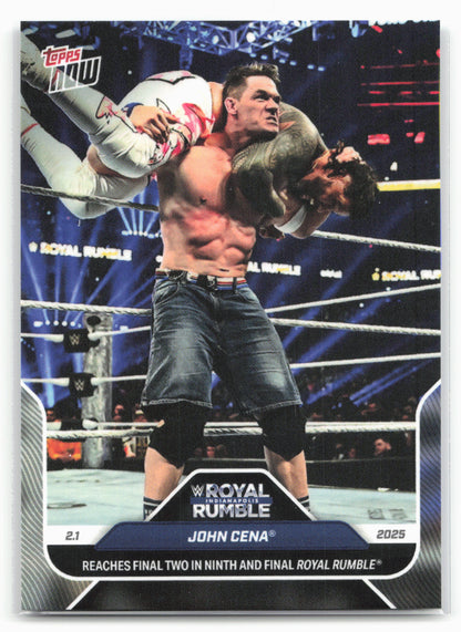 2025 Topps Now WWE #18 John Cena 18572