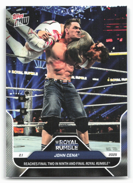 2025 Topps Now WWE #18 John Cena 18572