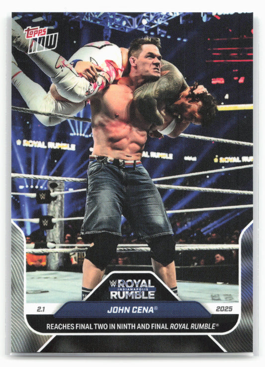 2025 Topps Now WWE #18 John Cena 18573