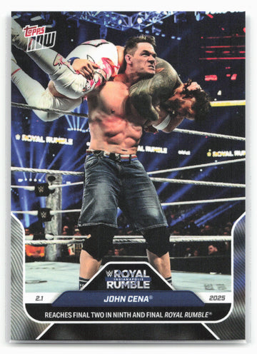 
2025 Topps Now WWE #18 John Cena 18574