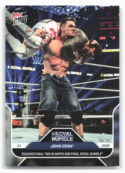 2025 Topps Now WWE #18 John Cena 18574