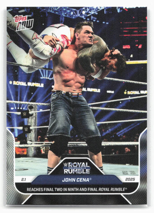 2025 Topps Now WWE #18 John Cena 18574