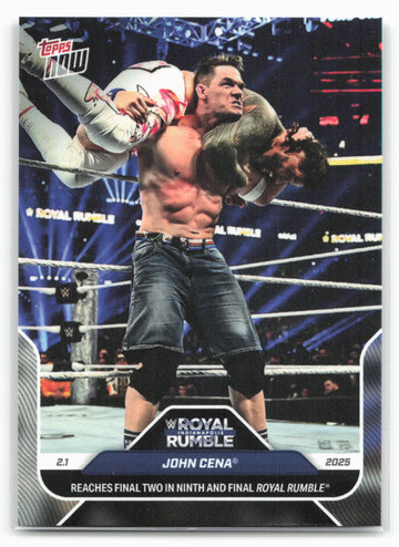 
2025 Topps Now WWE #18 John Cena 18575