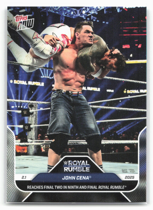 2025 Topps Now WWE #18 John Cena 18575
