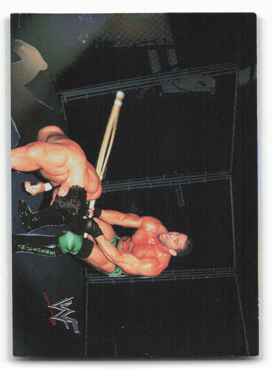 2000 Comic Images WWF No Mercy #71 Ken Shamrock/Steve Blackman