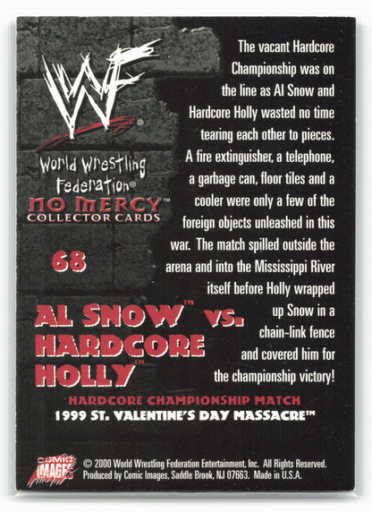 2000 Comic Images WWF No Mercy #68 Al Snow/Hardcore Holly