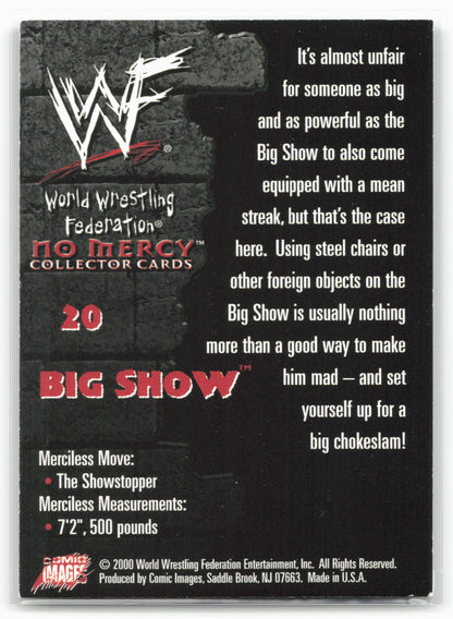 2000 Comic Images WWF No Mercy #20 The Big Show