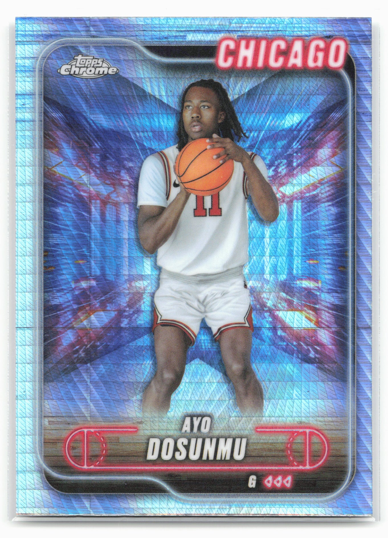2024-25 Topps Chrome #58 Ayo Dosunmu Prism Refractor 19200