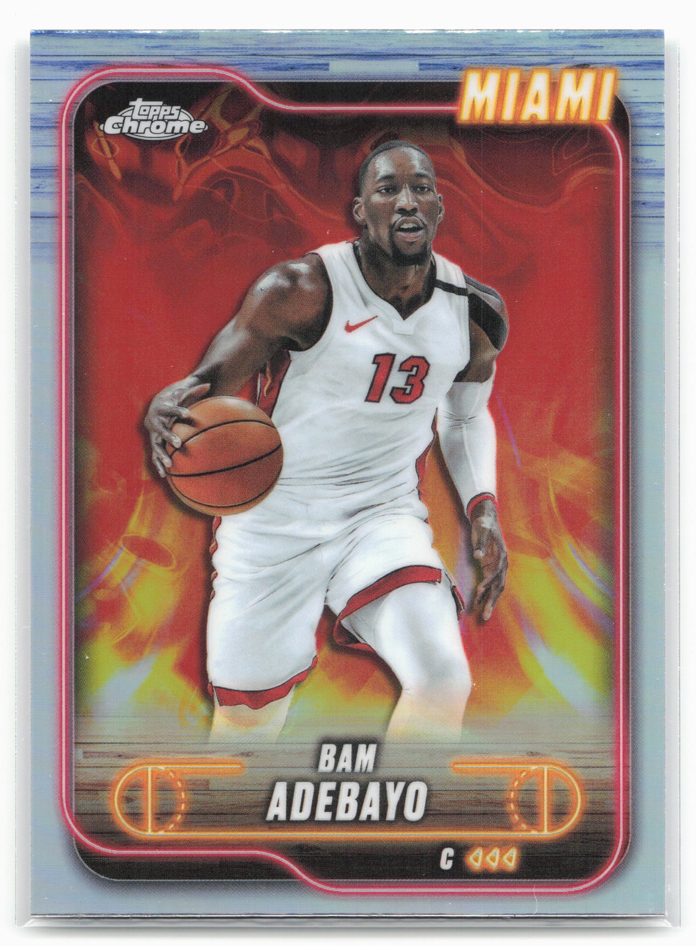2024-25 Topps Chrome #33 Bam Adebayo Refractor 19201