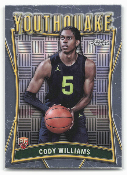 2024-25 Topps Chrome #YQ-8 Cody Williams YouthQuake 19202