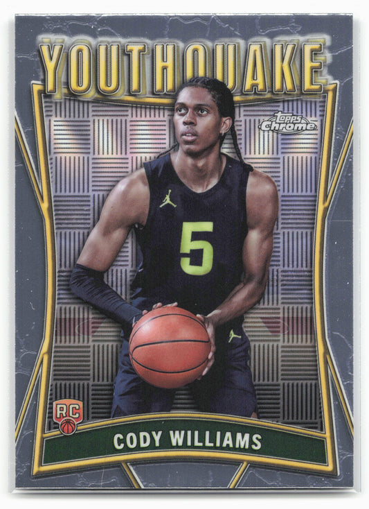 2024-25 Topps Chrome #YQ-8 Cody Williams YouthQuake 19202