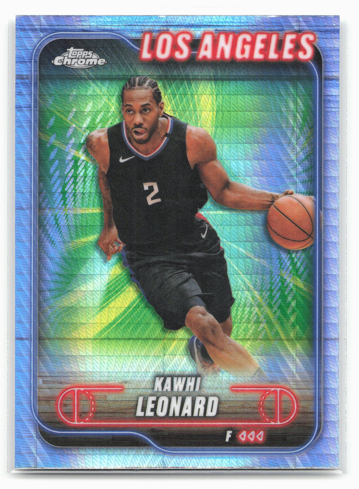 2024-25 Topps Chrome #120 Kawhi Leonard Prism Refractor 19204
