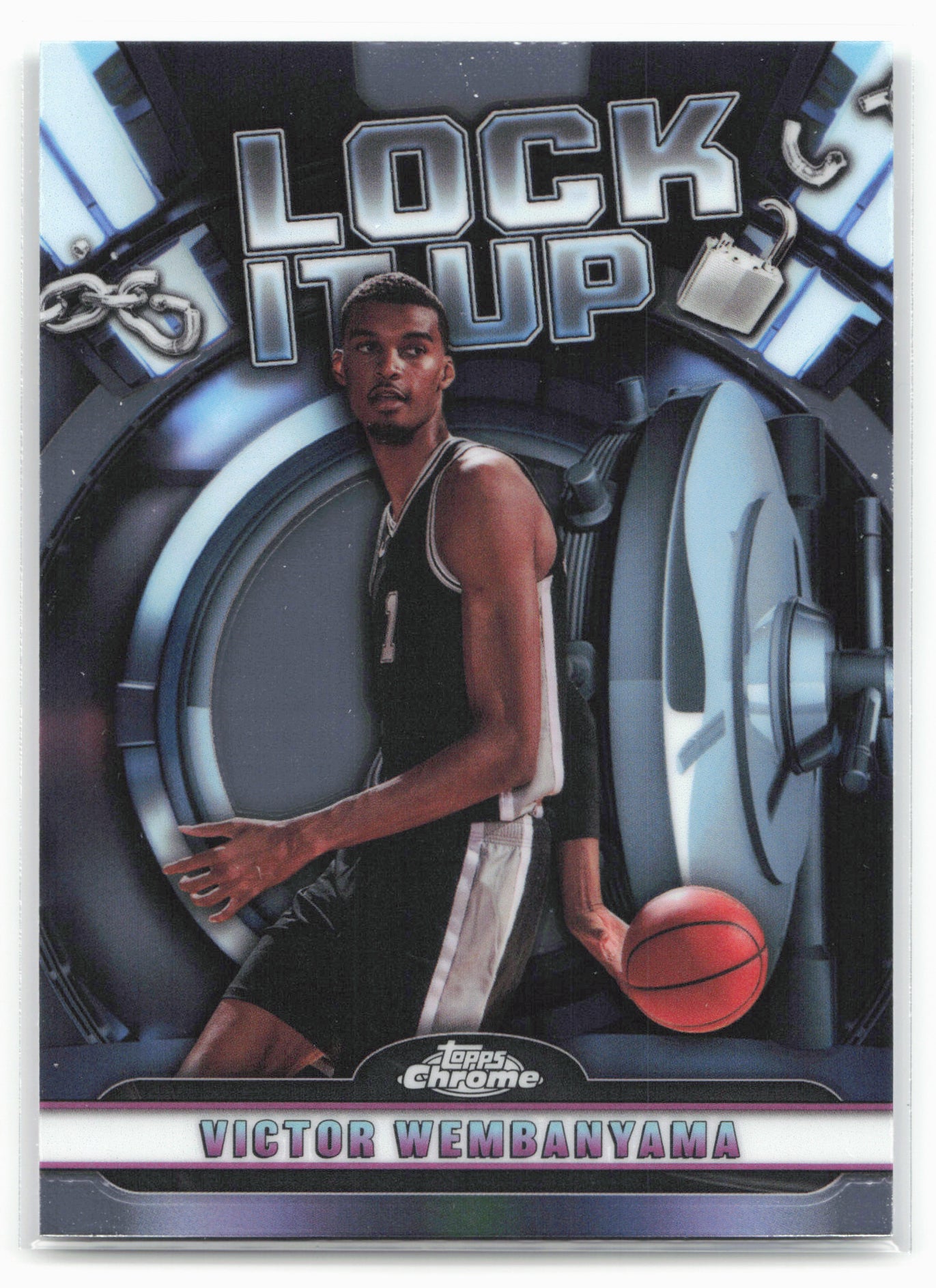 2024-25 Topps Chrome #LIU-9 Victor Wembanyama Lock It Up 19206
