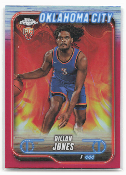 2024-25 Topps Chrome #189 Dillon Jones Magenta Refractor 19207