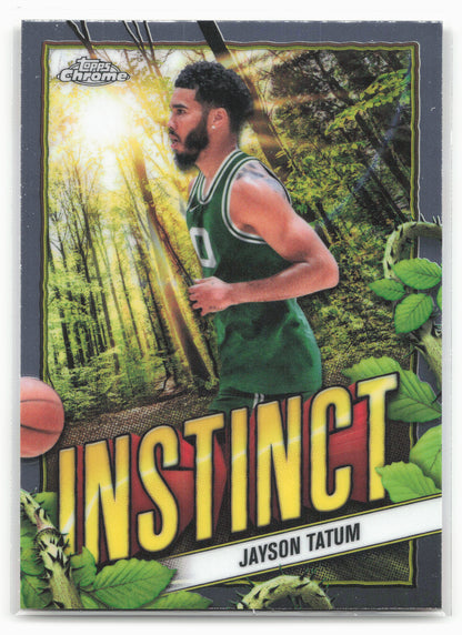 2024-25 Topps Chrome #INS-12 Jayson Tatum Instinct 19212
