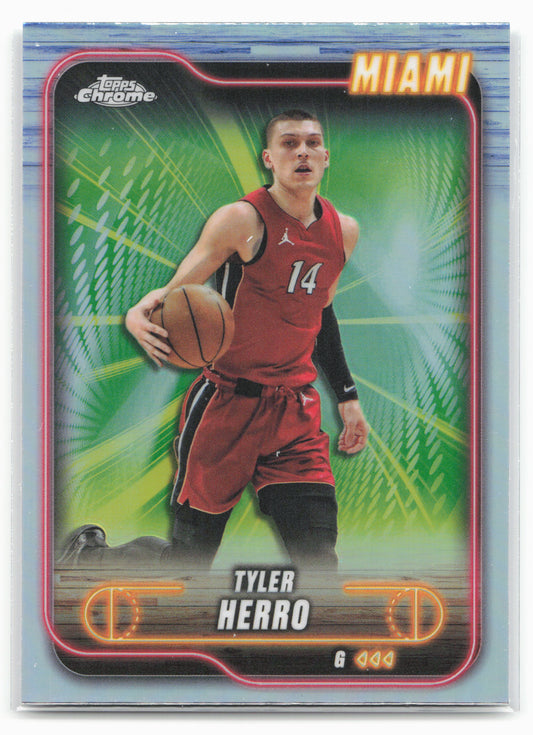2024-25 Topps Chrome #79 Tyler Herro Refractor 19214