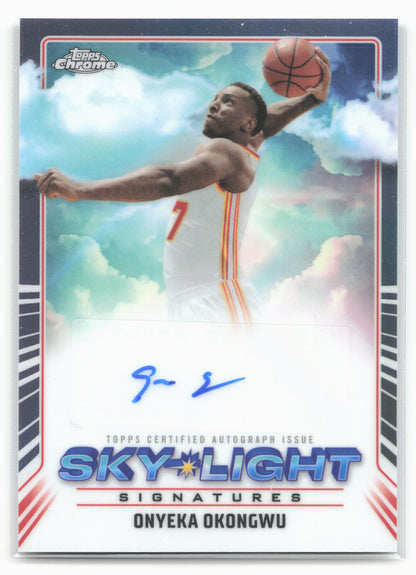 2024-25 Topps Chrome #SLS-OO Onyeka Okongwu Sky-Light Signatures 19221