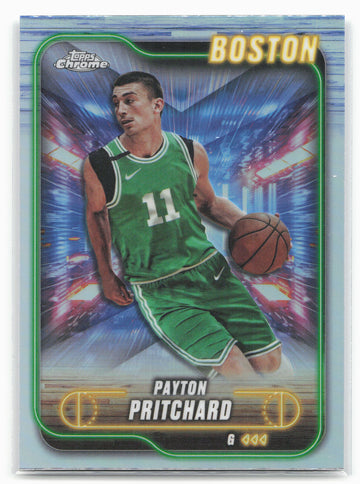 
2024-25 Topps Chrome #110 Payton Pritchard Refractor 19229
