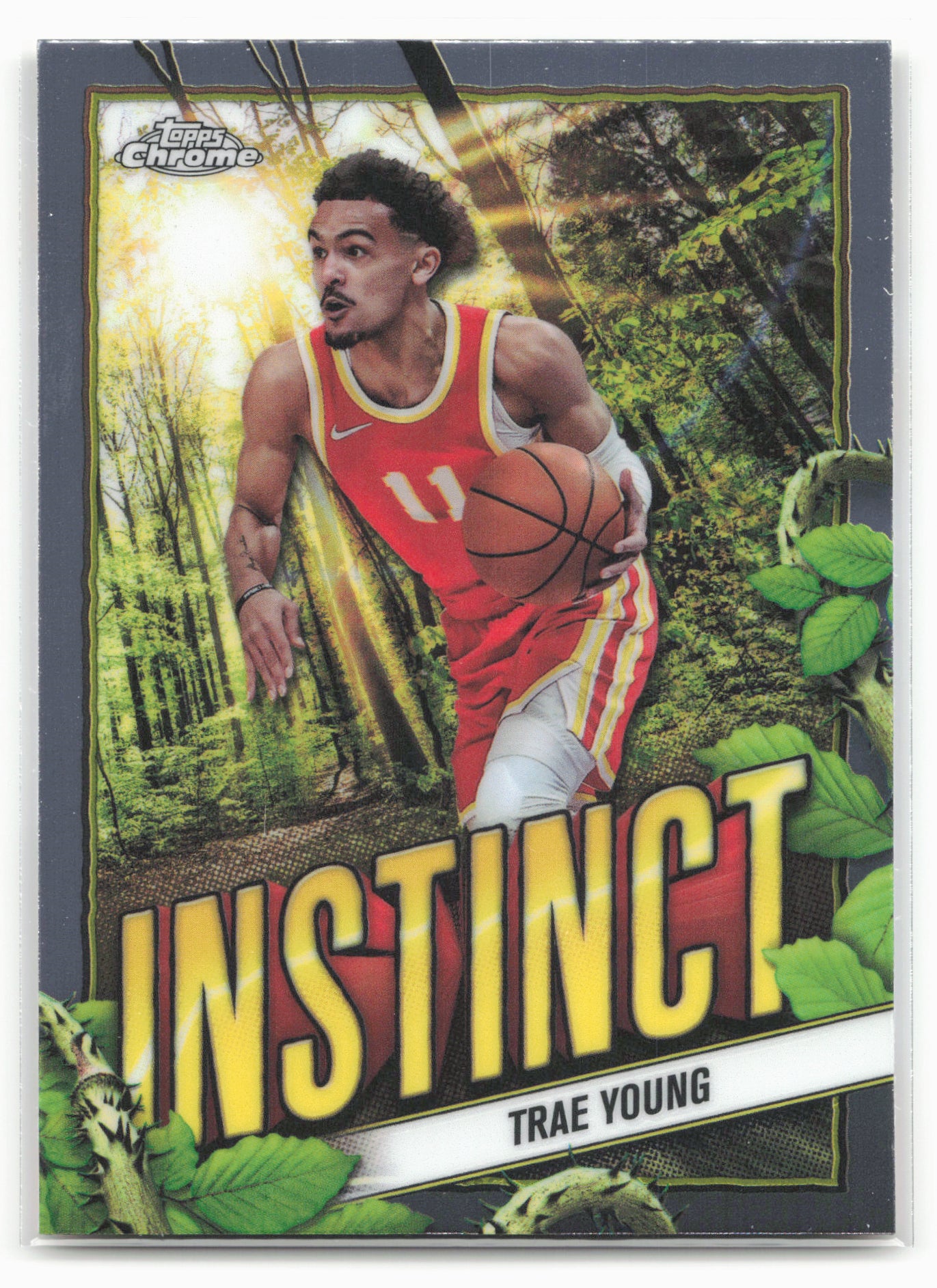 2024-25 Topps Chrome #INS-5 Trae Young Instinct 19230