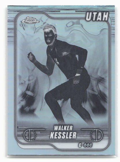 2024-25 Topps Chrome #66 Walker Kessler Negative Refractor 19232