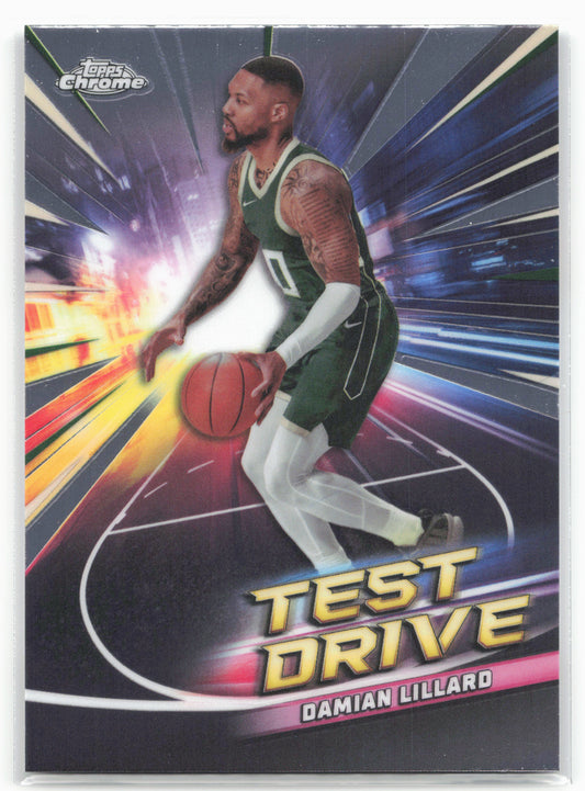 2024-25 Topps Chrome #TD-16 Damian Lillard Test Drive 19233