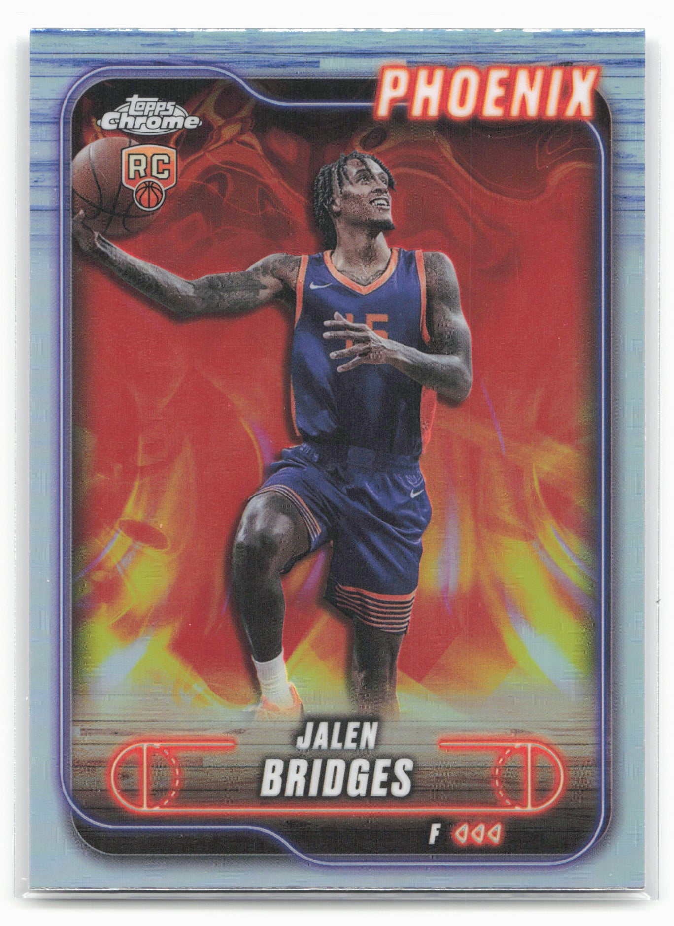 2024-25 Topps Chrome #146 Jalen Bridges Refractor 19235