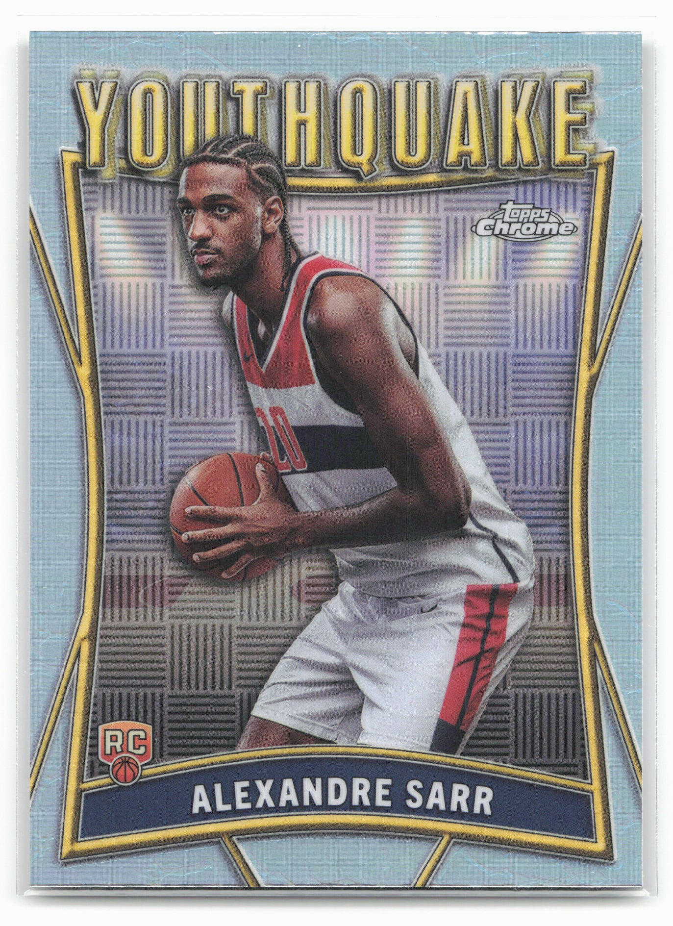 2024-25 Topps Chrome #YQ-2 Alexandre Sarr YouthQuake Refractor 19237