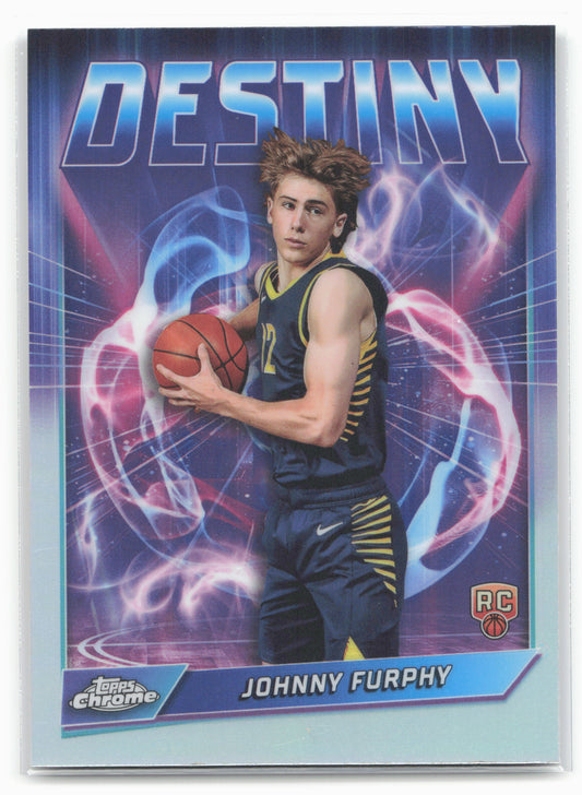 2024-25 Topps Chrome #D-25 Johnny Furphy Destiny Refractor 19241