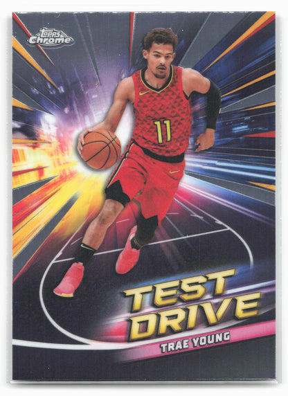 2024-25 Topps Chrome #TD-1 Trae Young Test Drive 19242