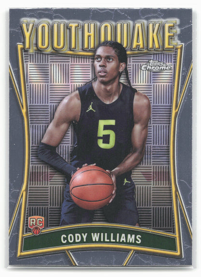 2024-25 Topps Chrome #YQ-8 Cody Williams YouthQuake 19245