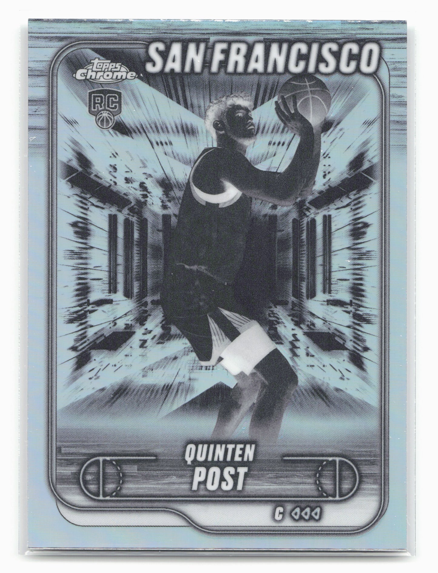2024-25 Topps Chrome #121 Quinten Post Negative Refractor 19250