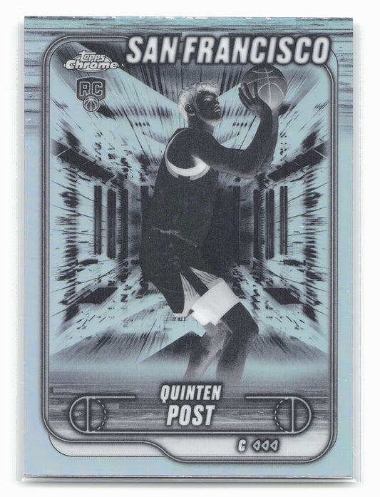 2024-25 Topps Chrome #121 Quinten Post Negative Refractor 19250
