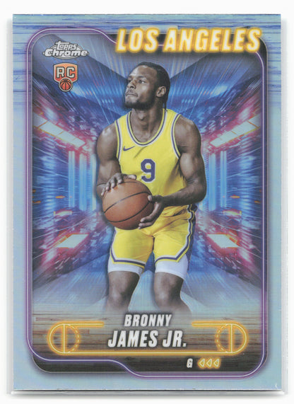 2024-25 Topps Chrome #149 Bronny James Jr. Refractor 19253