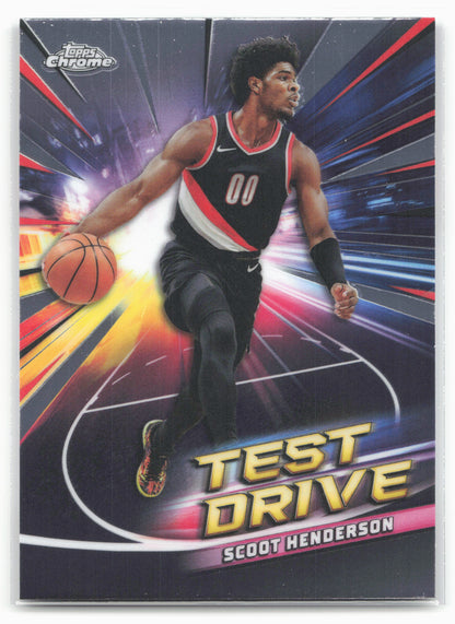 2024-25 Topps Chrome #TD-20 Scoot Henderson Test Drive 19255