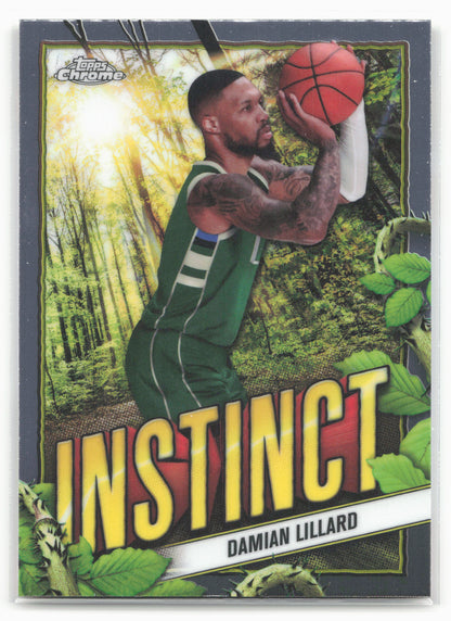 2024-25 Topps Chrome #INS-23 Damian Lillard Instinct 19257