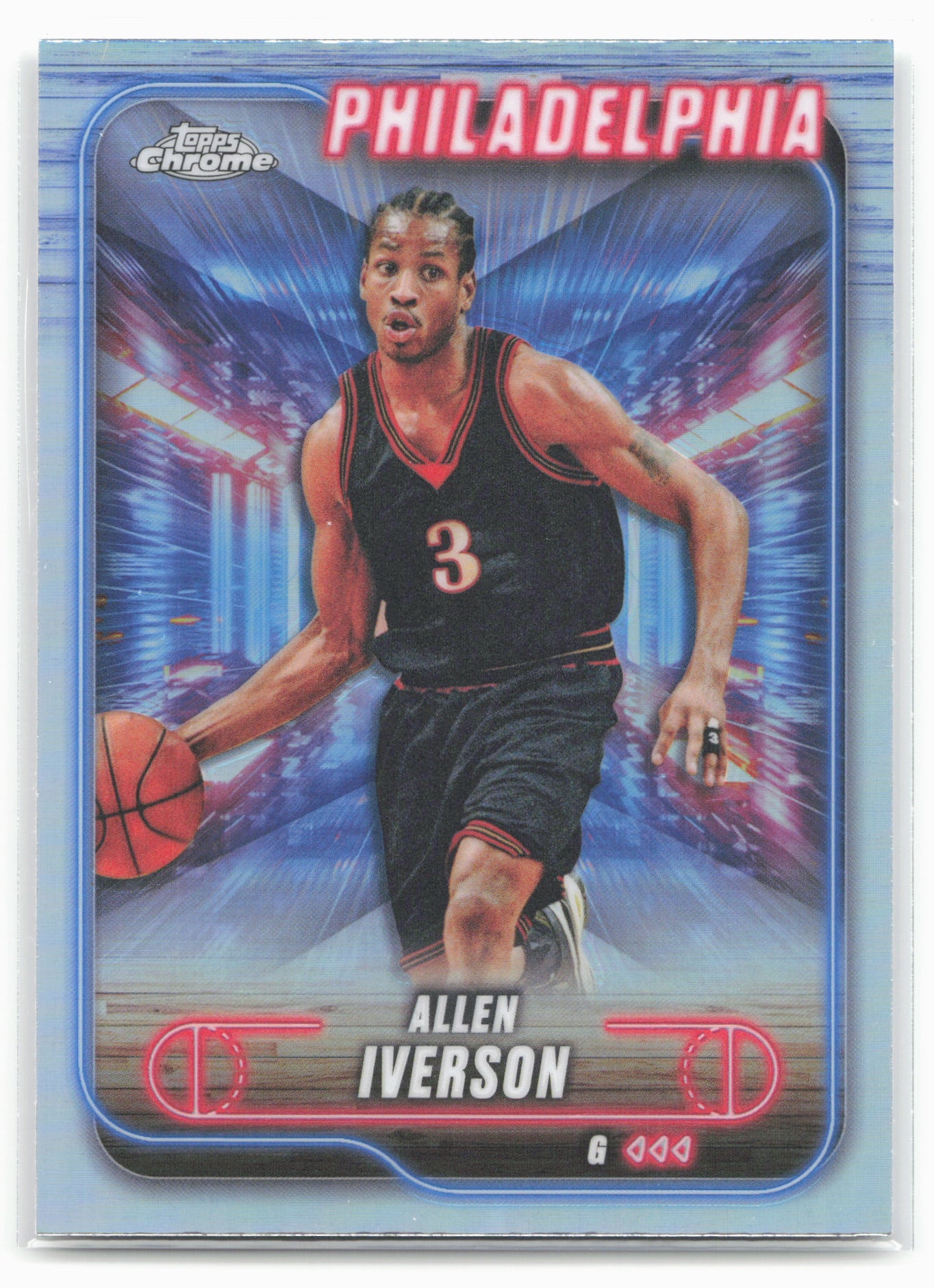 2024-25 Topps Chrome #94 Allen Iverson Refractor 19262