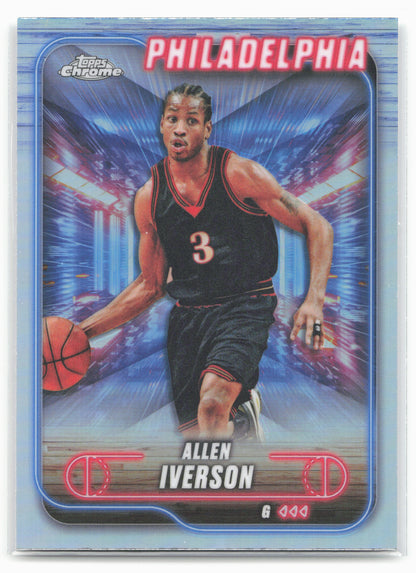 2024-25 Topps Chrome #94 Allen Iverson Refractor 19262