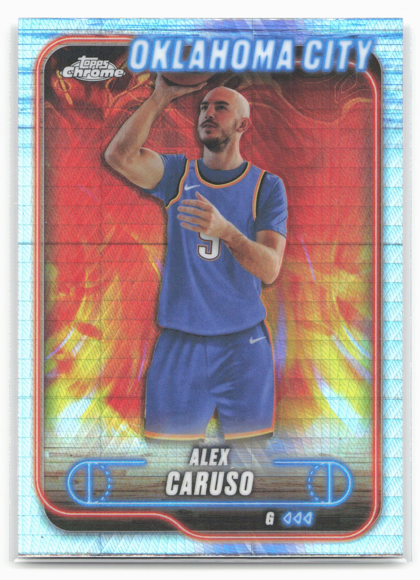 2024-25 Topps Chrome #6 Alex Caruso Prism Refractor 19263