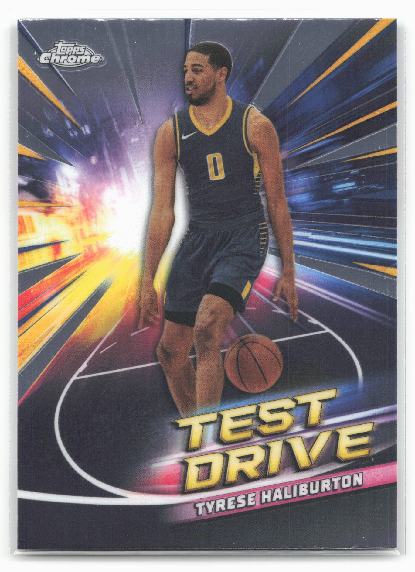2024-25 Topps Chrome #TD-11 Tyrese Haliburton Test Drive 19266