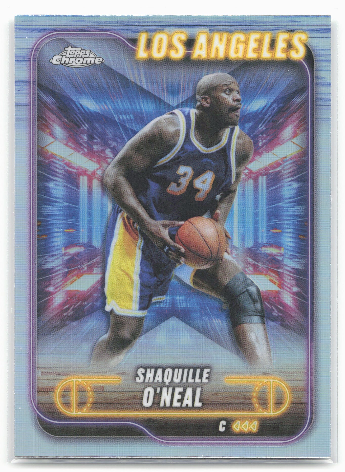 2024-25 Topps Chrome #171 Shaquille O'Neal Refractor 19270