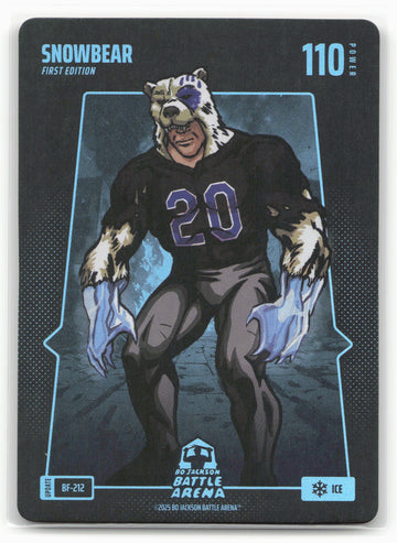 
Bo Jackson Battle Arena Snowbear Pete Alonso Foil Ice BF-212 DG