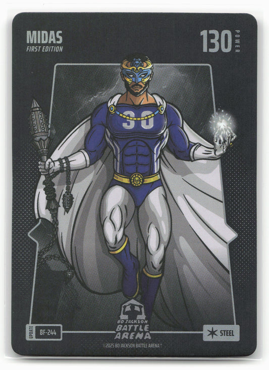 Bo Jackson Battle Arena Midas Steph Curry Steel Foil BF-244 DG