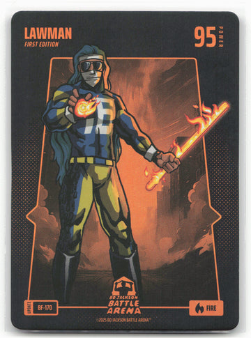 
Bo Jackson Battle Arena Lawman Trevor Lawrence Fire Battle Foil BF-170 DG