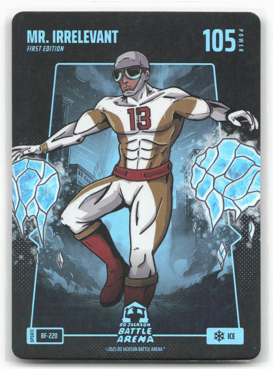 Bo Jackson Battle Arena Mr. Irrelevant Brock Purdy Ice Battle Foil BF-220 DG