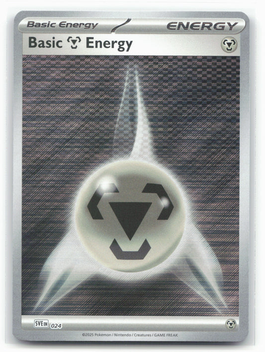 Basic Metal Energy - SVE024 - Pokémon Black Bolt & White Flare Holo-19326