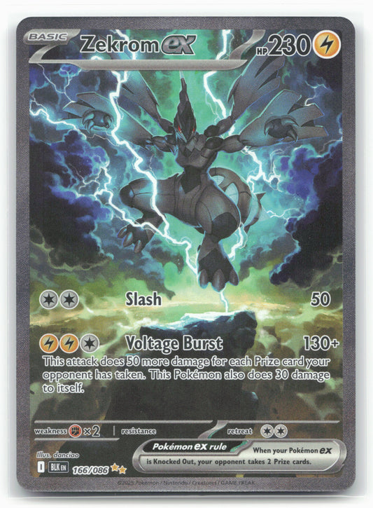 Pokémon Zekrom ex 166/086 SIR Black Bolt - Black Bolt - (PSA 10 Potential)